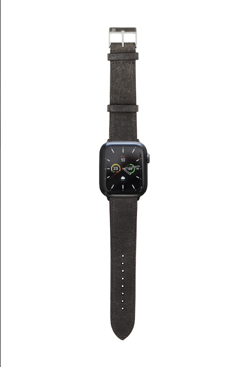 Bracelet cuir Gris anthracite